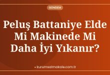Peluş Battaniye Elde Mi Makinede Mi Daha İyi Yıkanır?